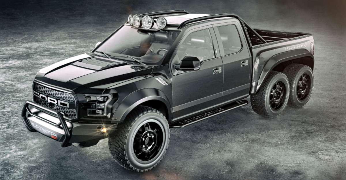 velociraptor Blacked out Truck