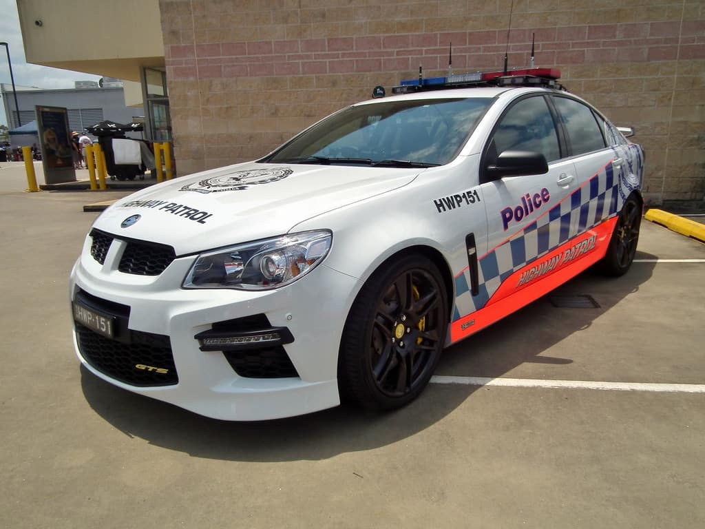 Australian Police Holden HSV GTS