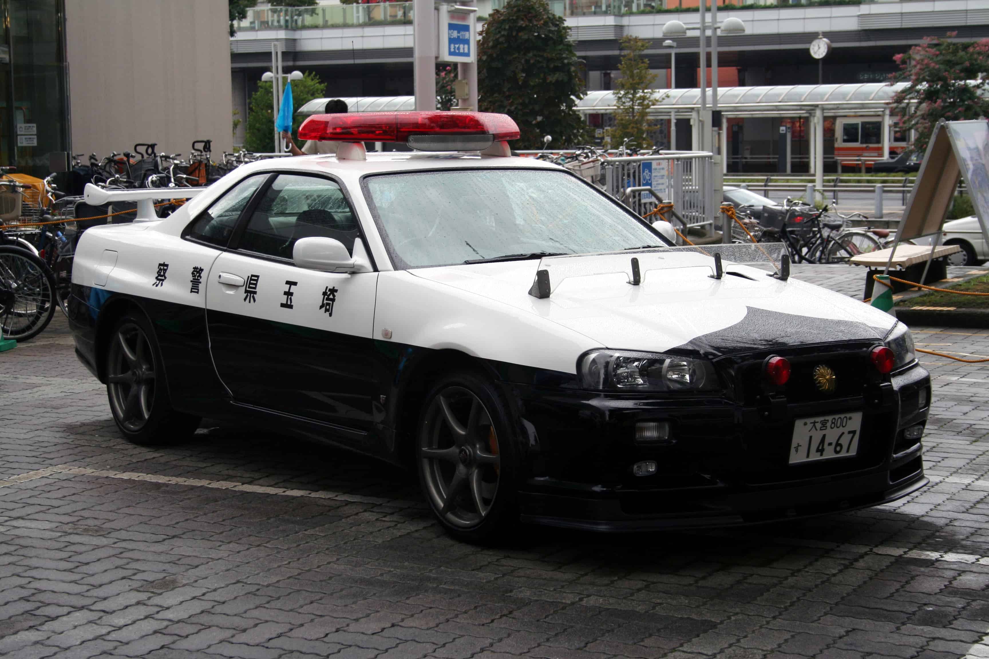 Japanese Police Nissan Skyline GT-R