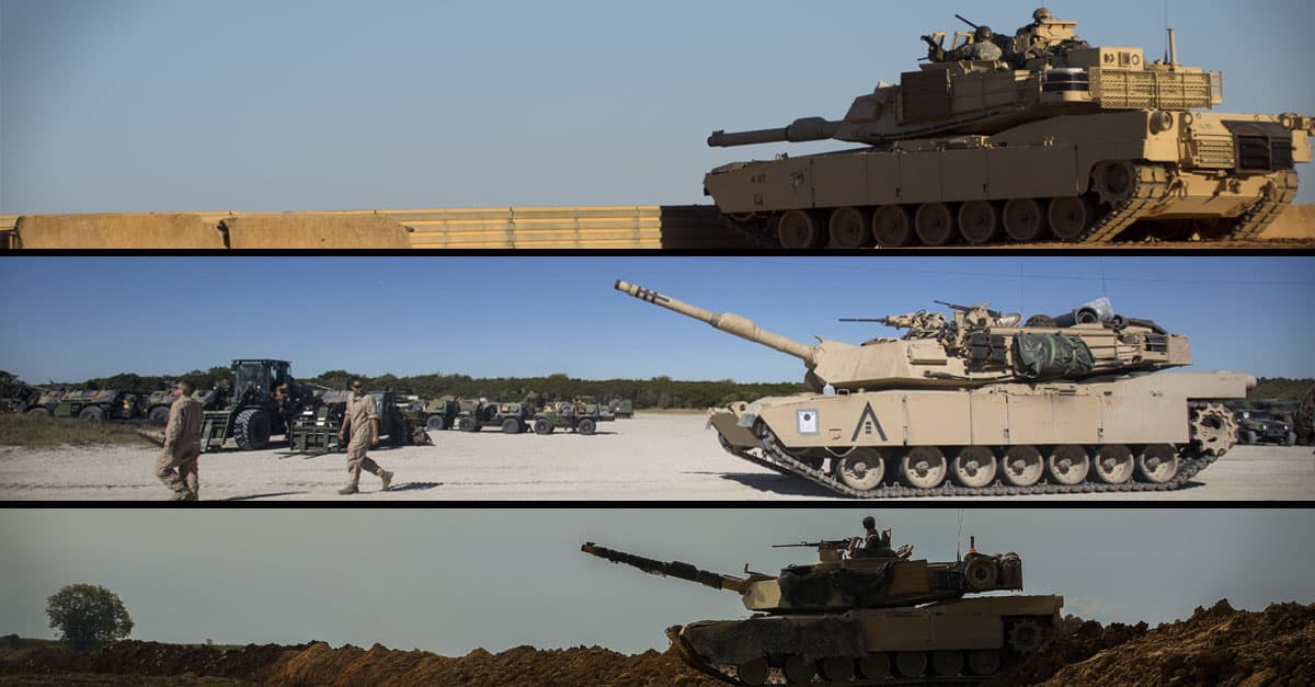 M1 Abrams- Types of tanks- M1, M1A1, M1A2