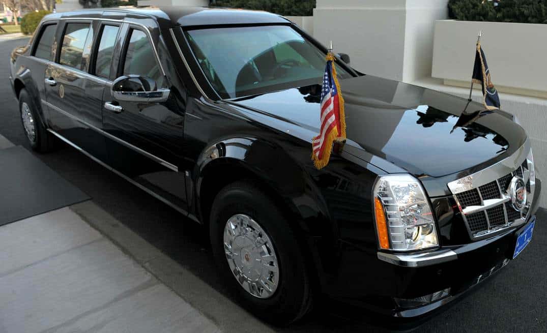 Presidential State Car glass partition