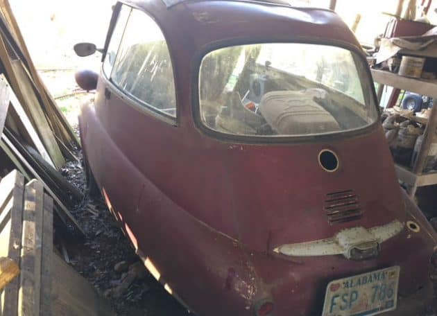 isetta rear Barn Find