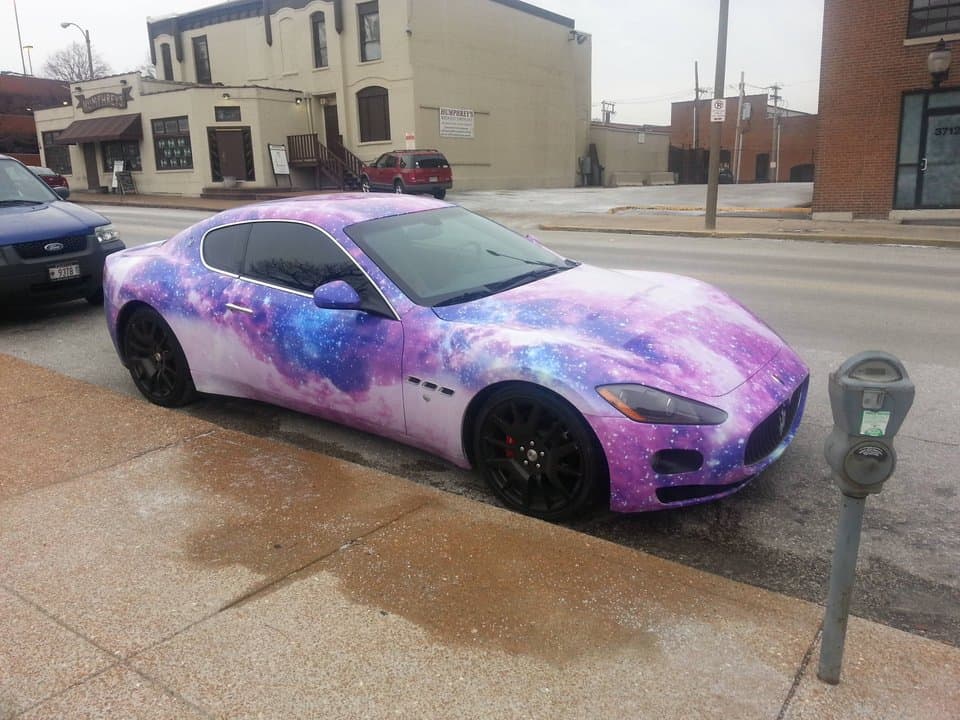 Nebula Car Wrap