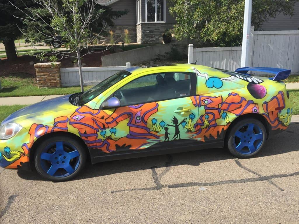 Rick and Morty Car Wrap