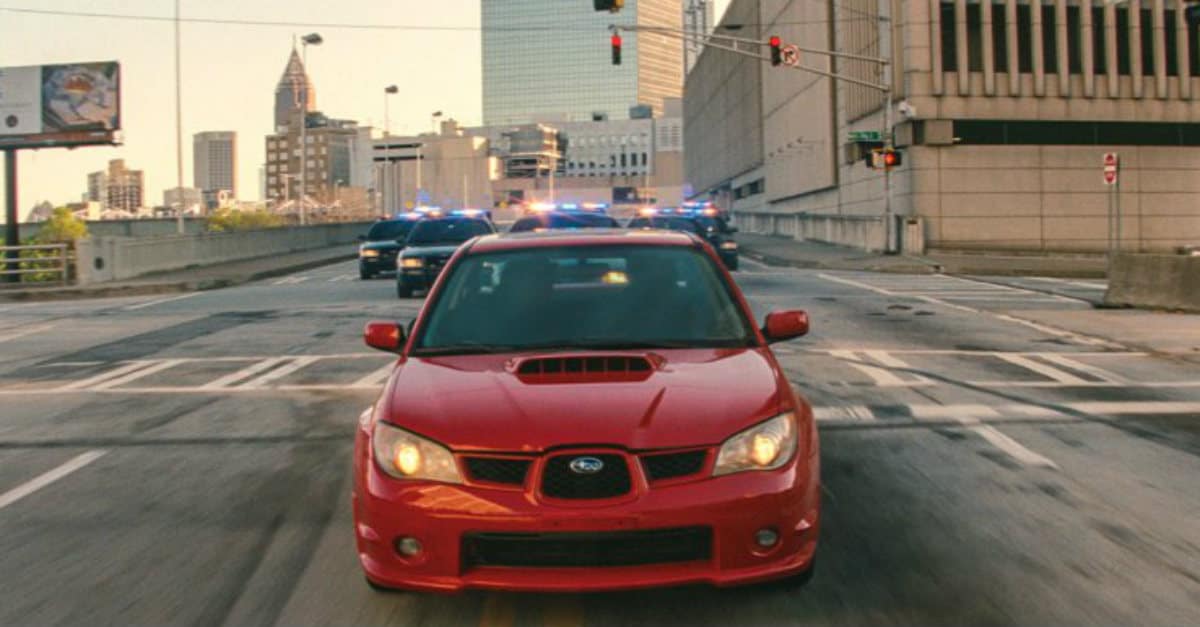 Baby driver Car Chase