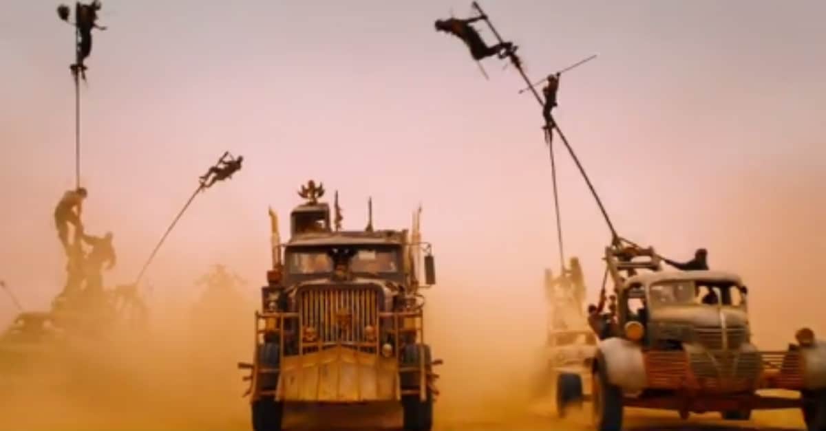Mad Max Fury Road Car Chase