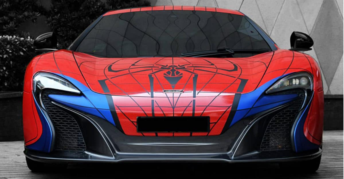 Spiderman Car Wrap
